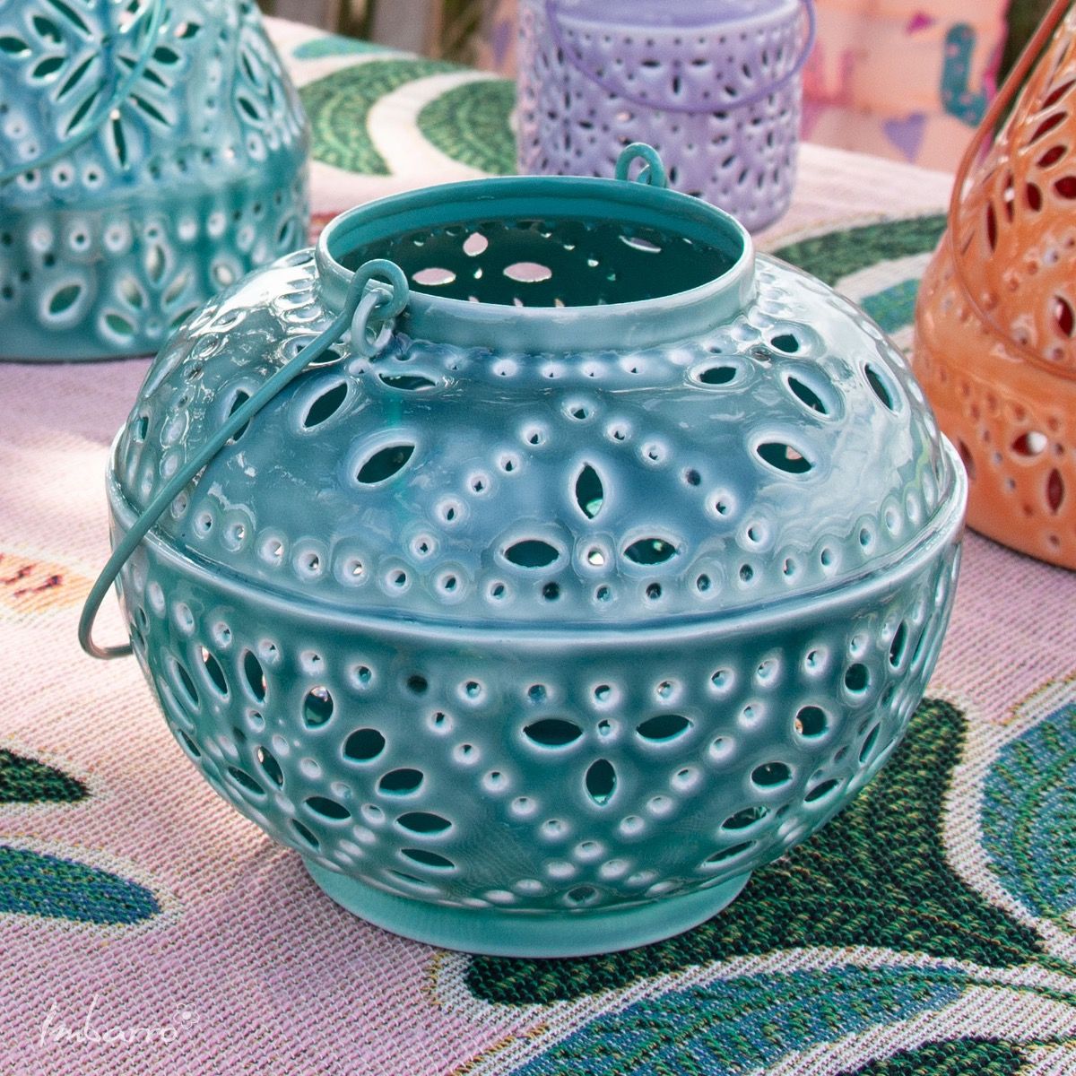 Lanterne colorée déco salon terrasse jardin MT Boutique L'Isle-Jourdain