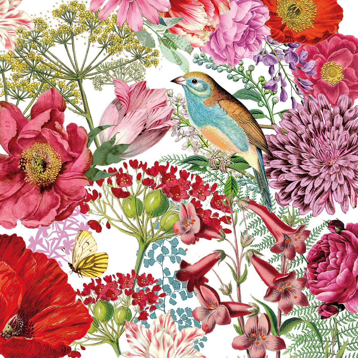 Paquet de serviettes en papier de table PPD 33x33 cm avec illustration