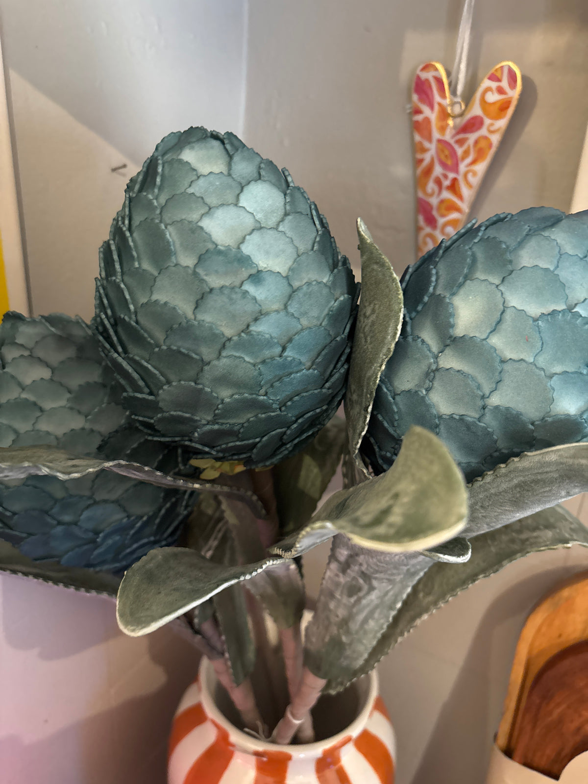 Fleurs bleues cacao