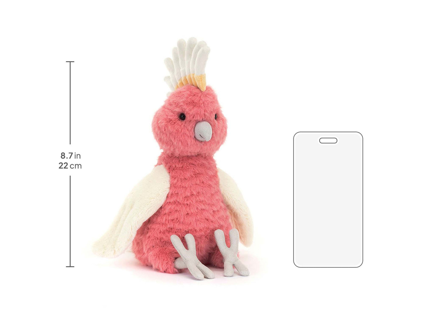Peluche Oiseau rose
