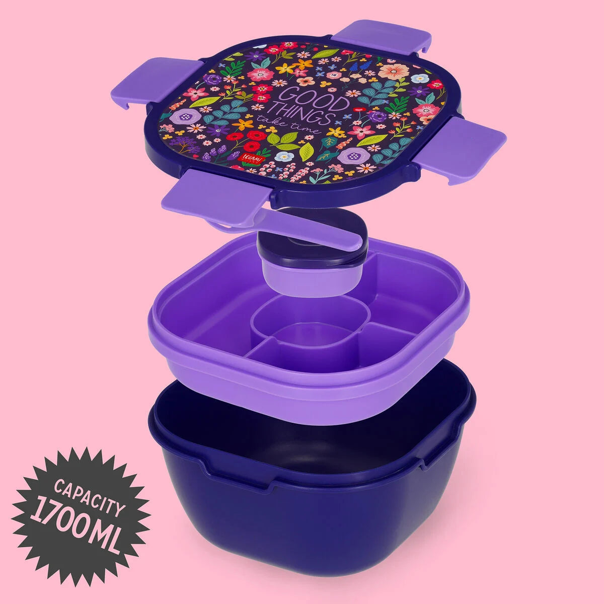 Lunch Box Boîte Repas 1700ml - Flowers