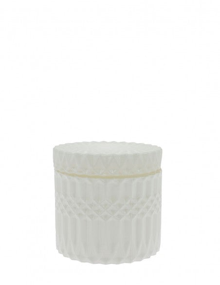 bougie blanche Facette 360g