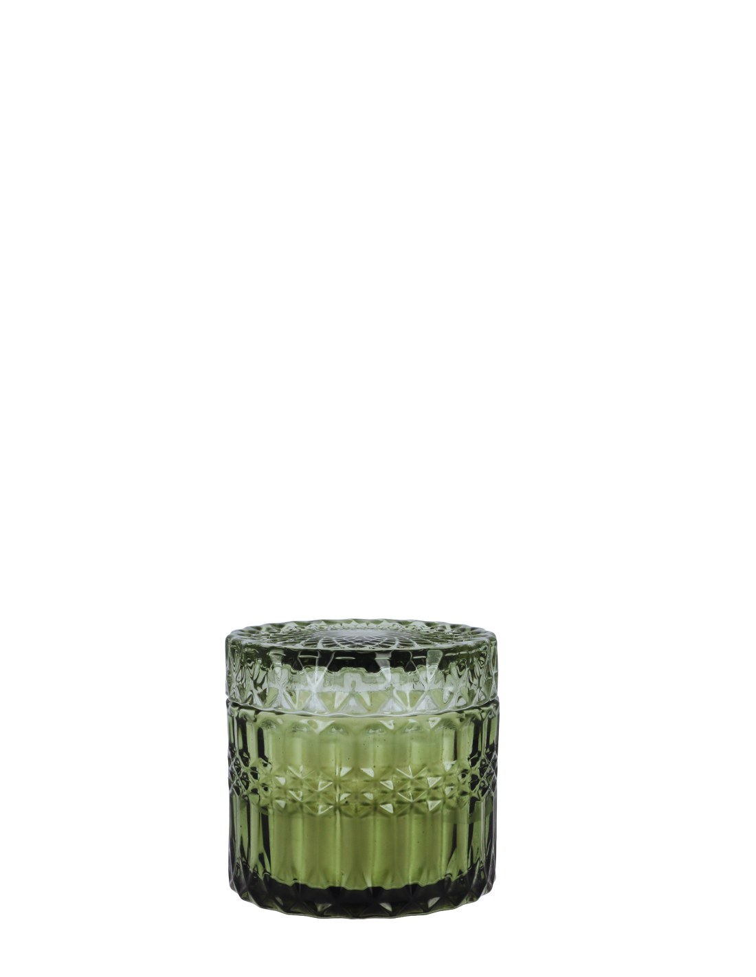 bougie verte Facette 220g