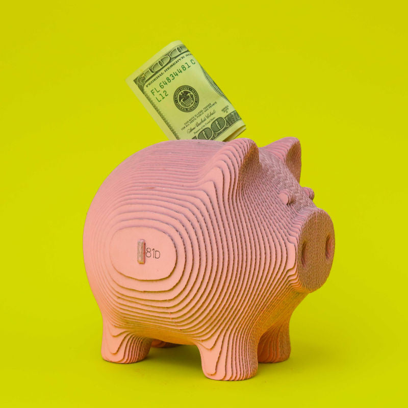Tirelire cochon en carton, décoratif et fonctionnel 💰