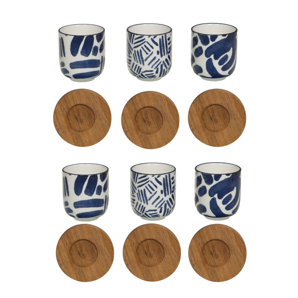 Assortiment de 6 tasses espresso milos