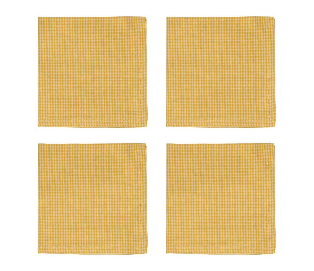 Set de 4 Serviettes de Table Campagne