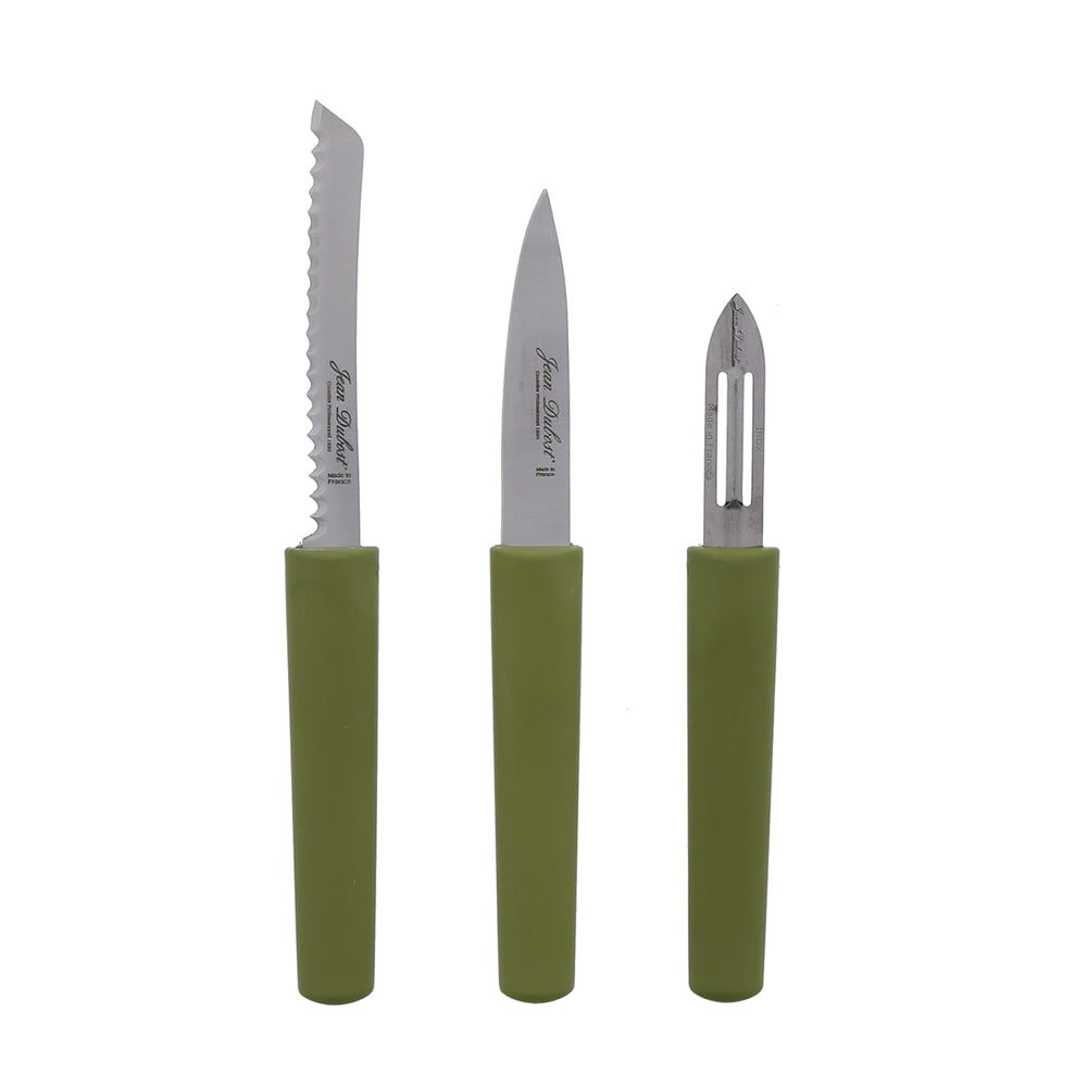 Set 3p éplucheurs inox