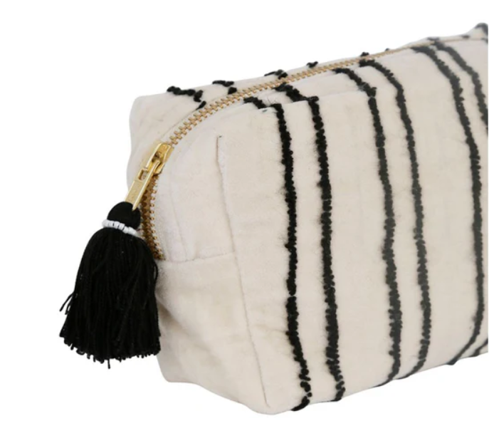 trousse maquillage velours chic