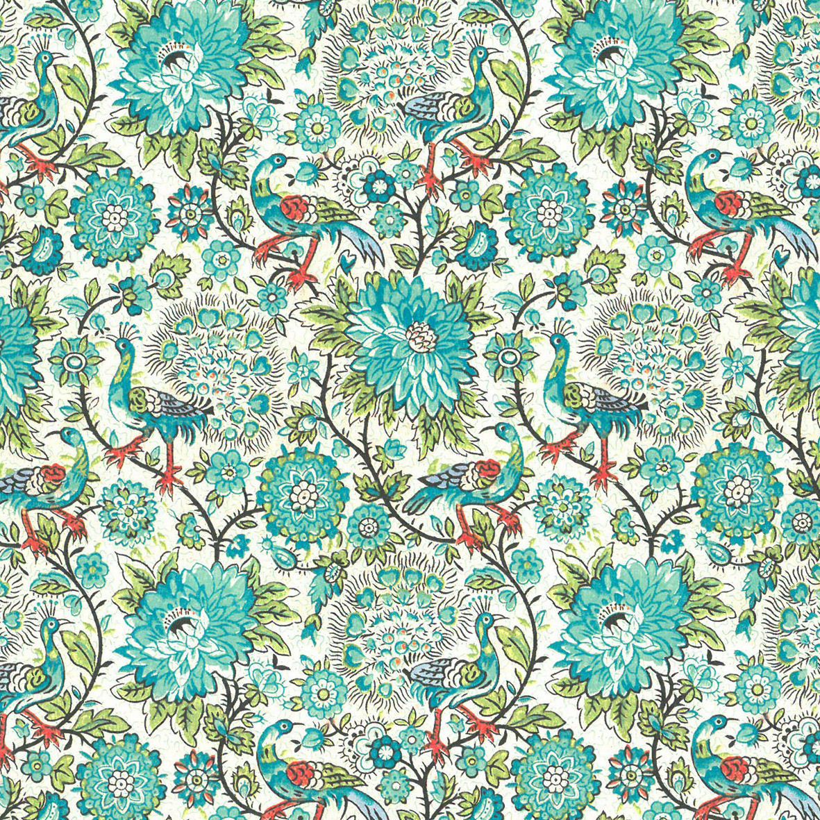 Paquet de serviettes en papier PPD avec motif illustré de paon Pavone