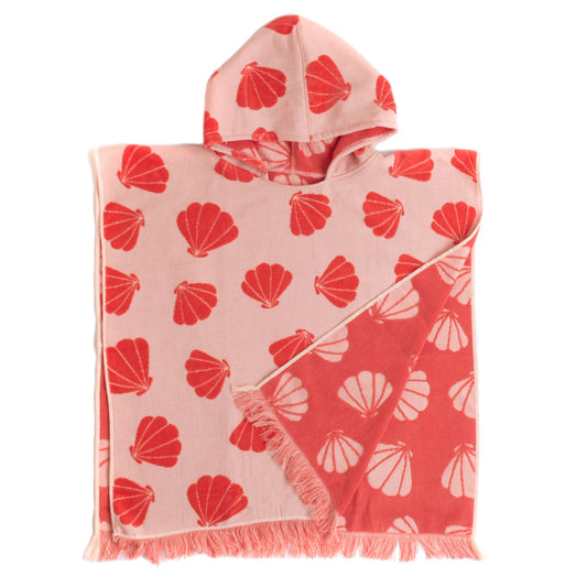 Poncho de plage enfant 3/6 ans en coton Amadeus – idéal plage et piscine
