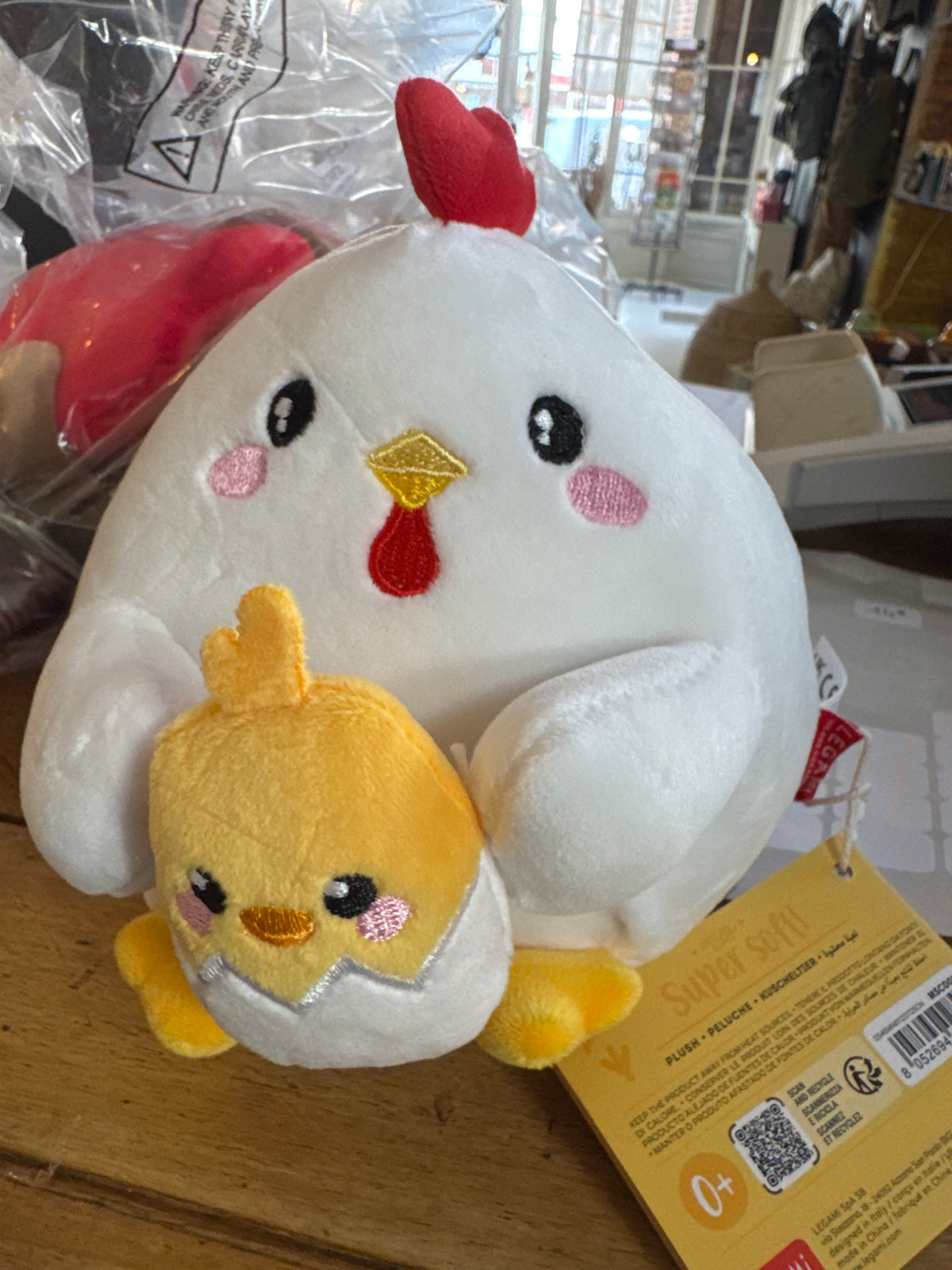 Mini peluche Legami poule et poussin