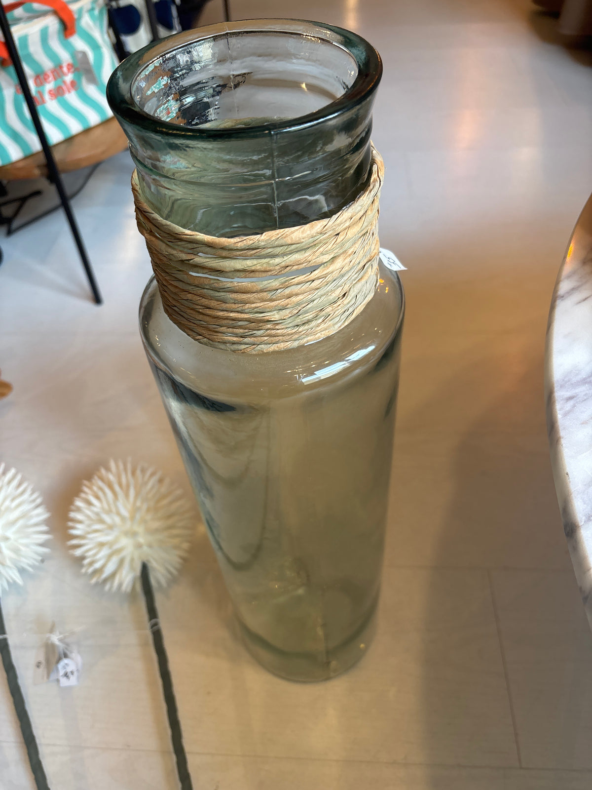 Base haut verre dame Jeanne corde