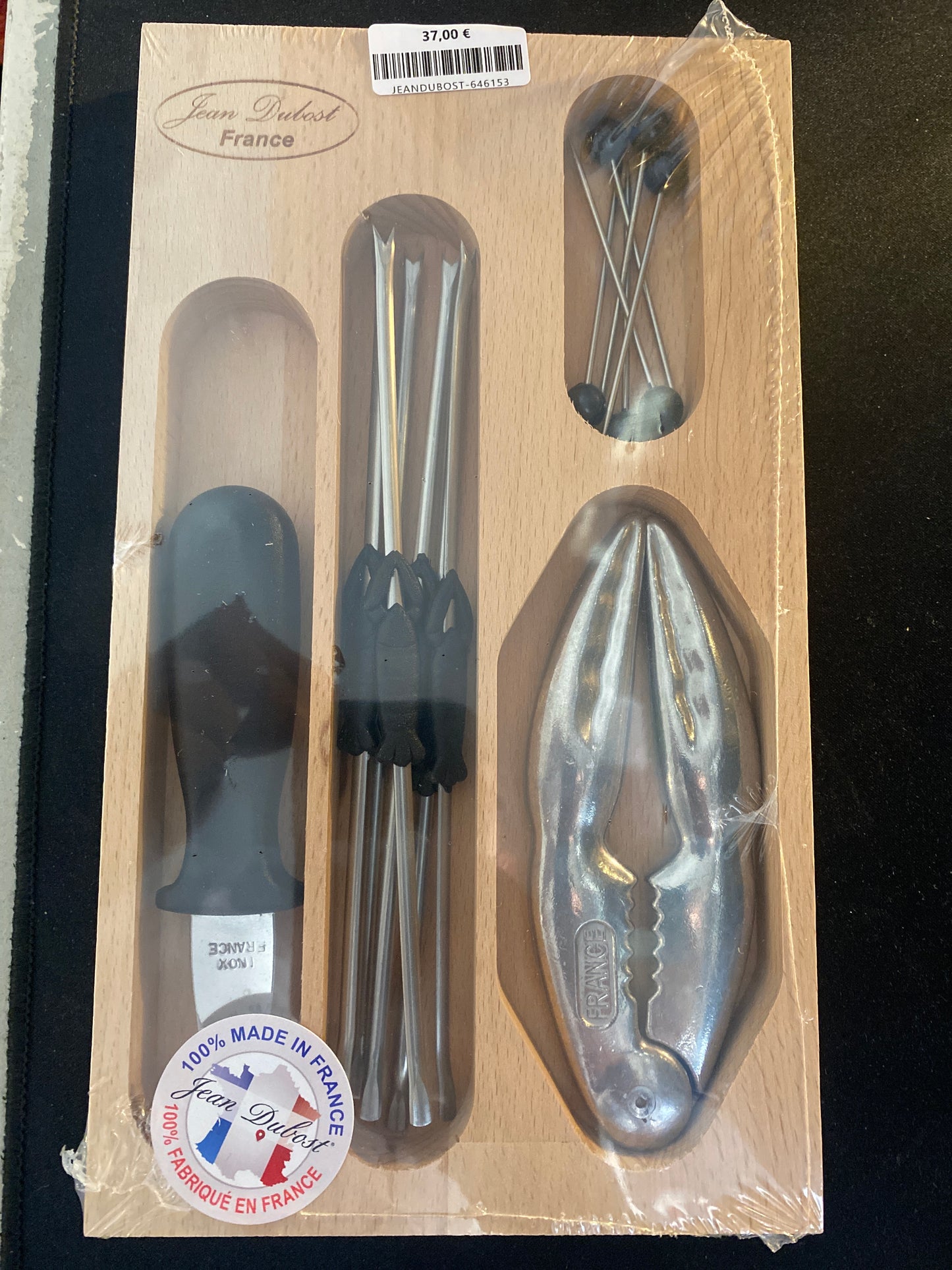 Coffret pour crustacés, Jean Dubost