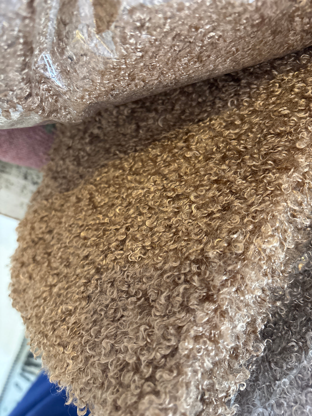 Snood fils tour de cou bouclettes