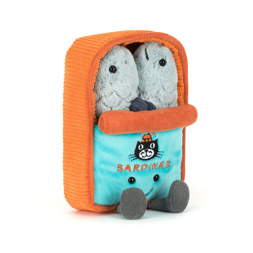 Peluche boîte de sardines Amuseables Sardine Tin Jellycat – sardines hilares
