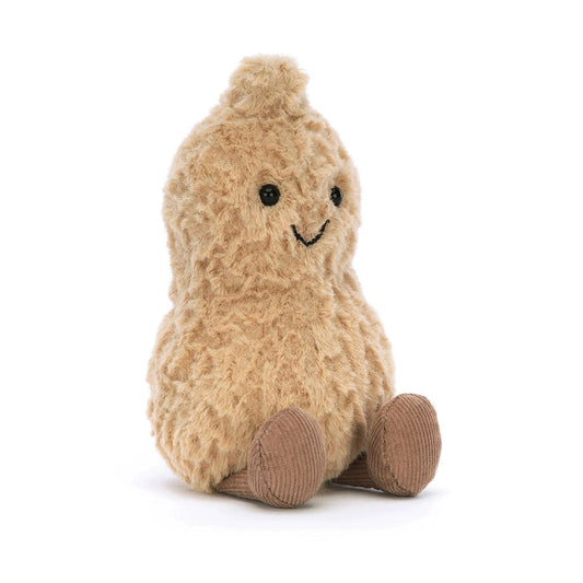 Peluche Amuseables Peanut cacahuète Jellycat bottines velours chocolat 15 cm – MT Boutique