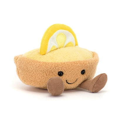 Peluche Jellycat Amuseables Collette Tarte au Citron vue de face