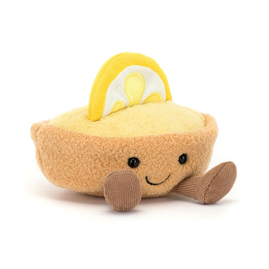 Peluche Jellycat Amuseables Collette Tarte au Citron vue de face