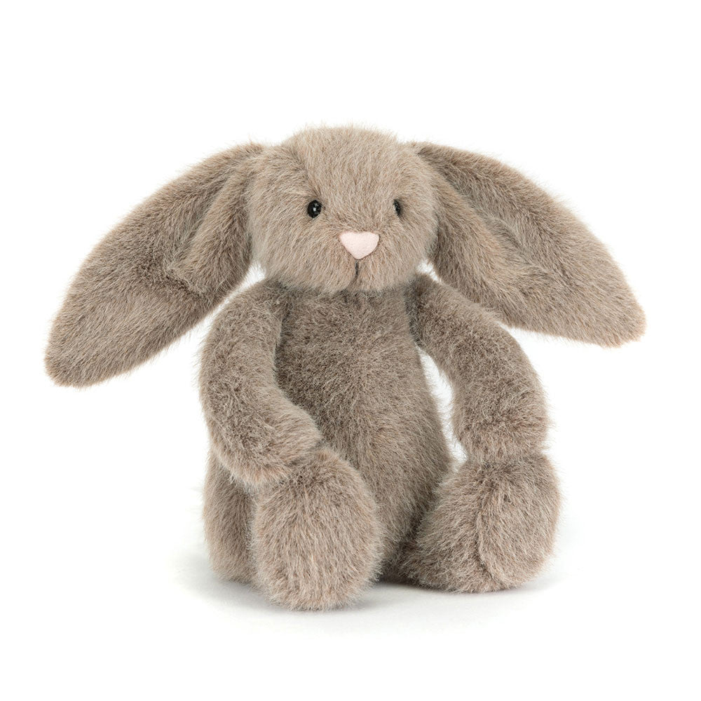 Détail fourrure vaporeuse Fawn Flufflet Bunny Jellycat – texture unique douceur premium bébé