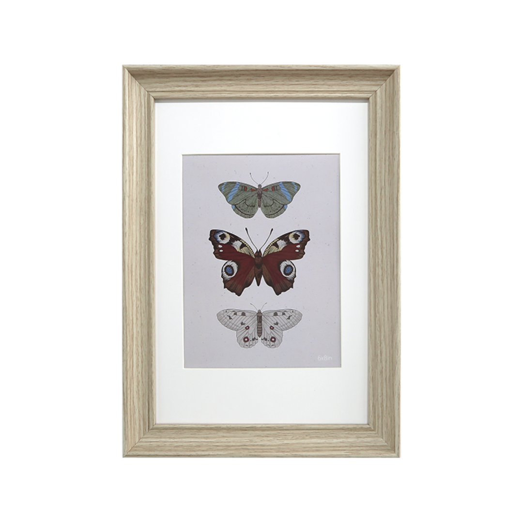 Cadre épais bois clair naturel EMDE 20x30 cm passe-partout 15x20 FSC décoration