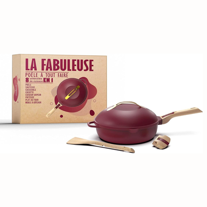 La Fabuleuse – Poêle 8-en-1 polyvalente 24cm