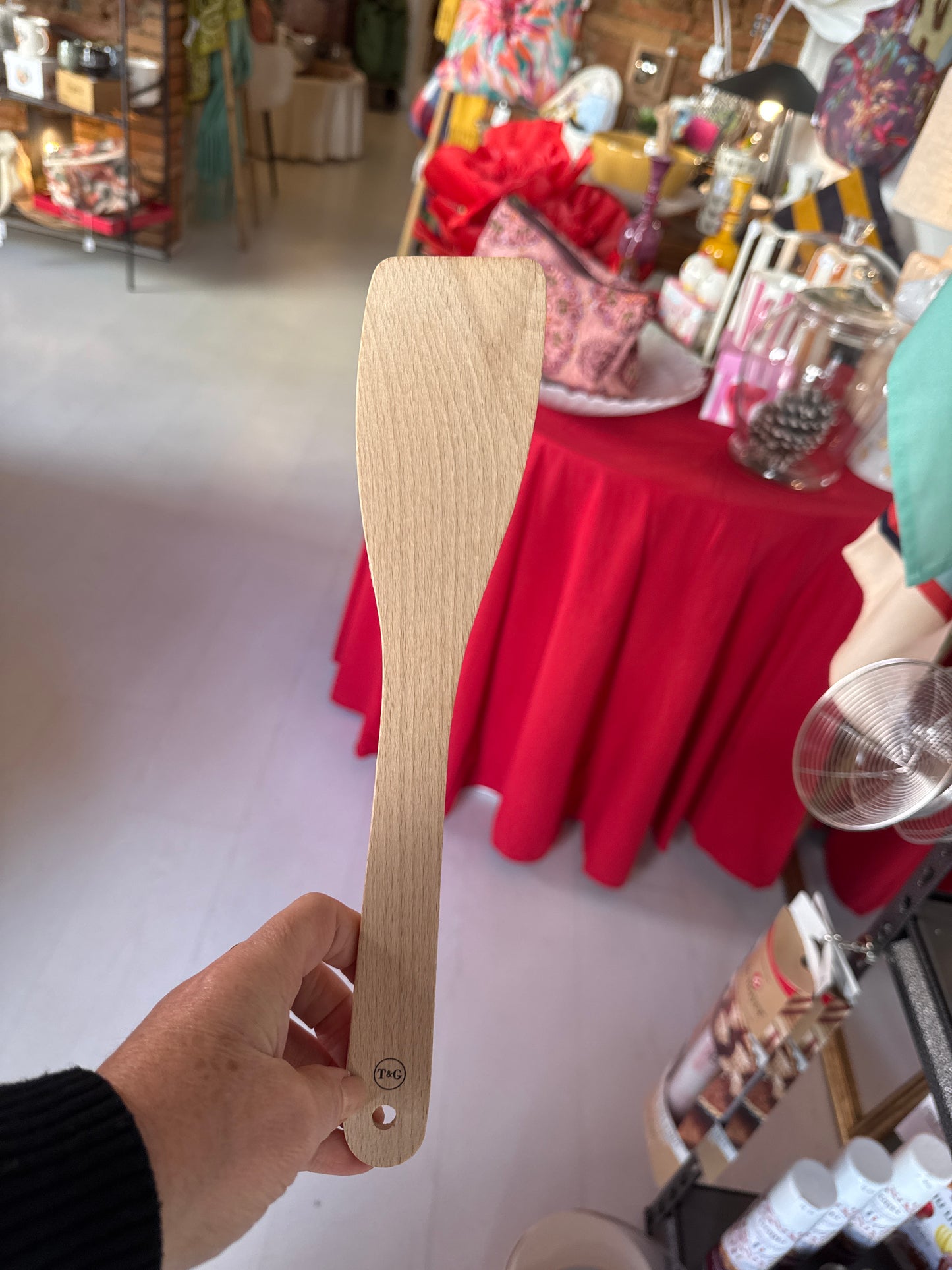 Spatule en bois , large.Bastide