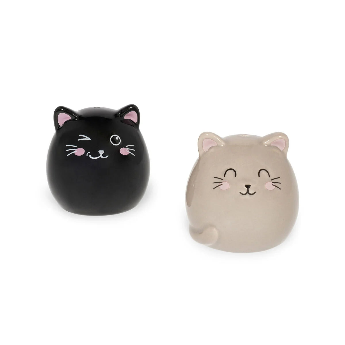 Ensemble salière poivrière céramique Kitty Couple chats kawaii Legami – MT Boutique