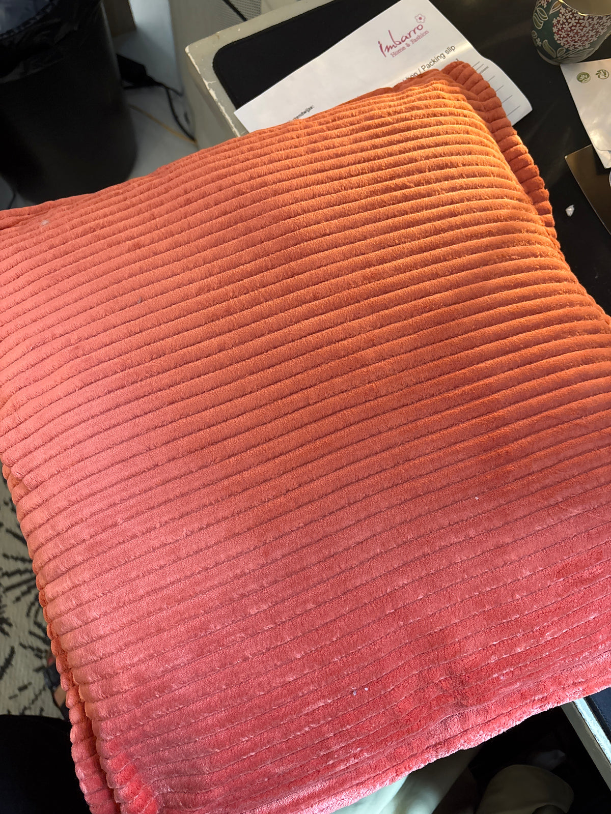 Coussin cushion lala rust