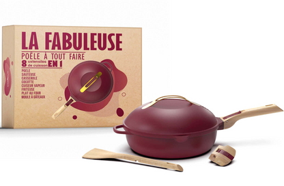 La Fabuleuse – Poêle 8-en-1 polyvalente 28cm