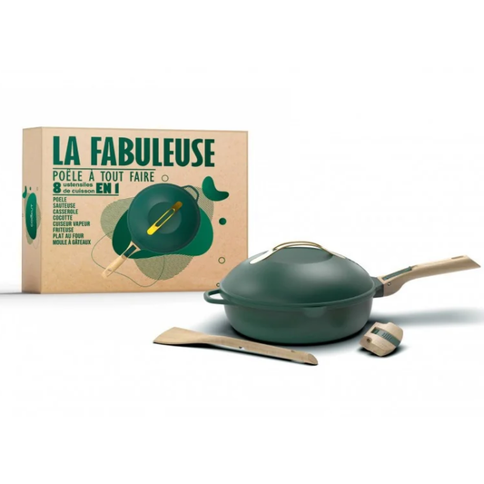 La Fabuleuse – Poêle 8-en-1 polyvalente 24cm