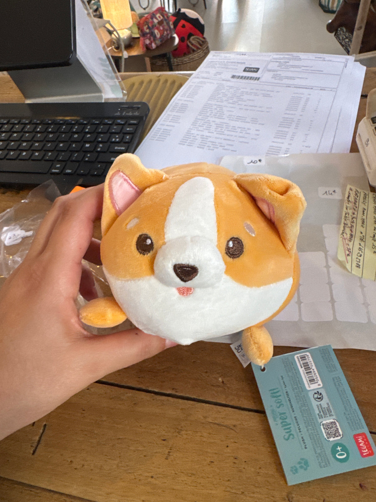 Mini peluche corki