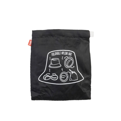 Chapeau de Pluie Pliable Noir – SOS Sanpei