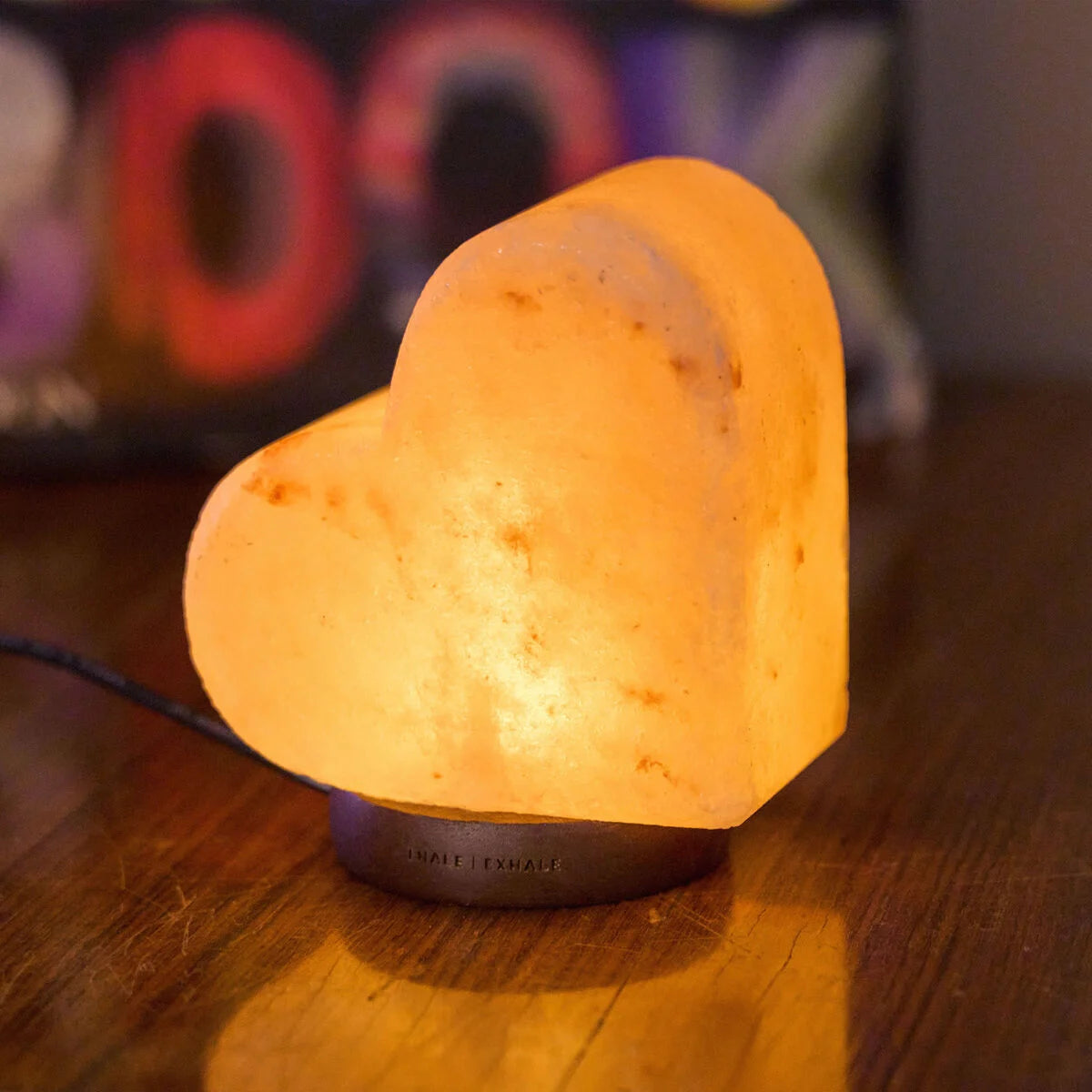 Lampe Sel de l'Himalaya cœur