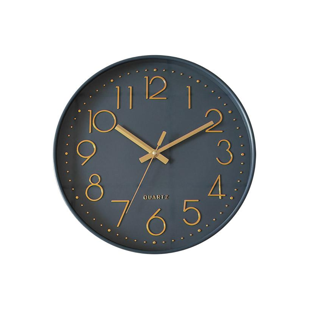 Horloge Murale "Color" Dark – EMDE | Diamètre 30,5 cm