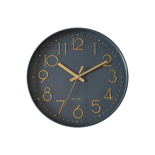 Horloge Murale "Color" Dark – EMDE | Diamètre 30,5 cm