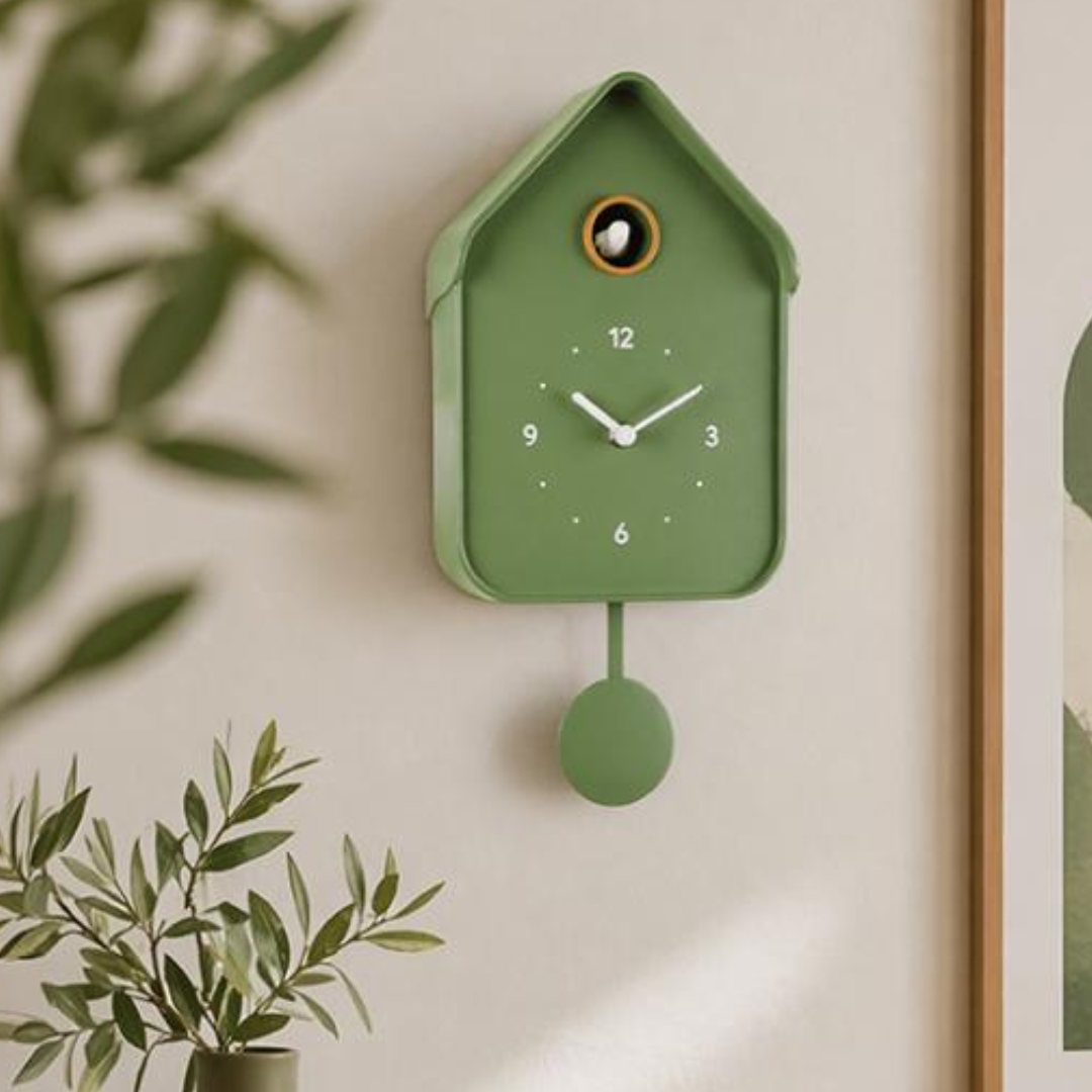 Horloge coucou murale salon cuisine vintage contemporain MT Boutique L'Isle-Jourdain