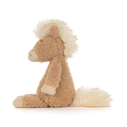 Jellycat Canterneigh Pony de profil – peluche cheval douce pour enfant

