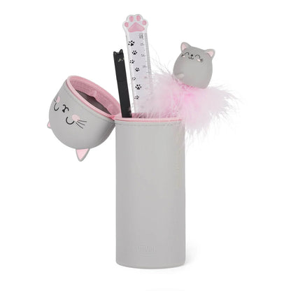 Trousse 2-en-1 en Silicone Kitty