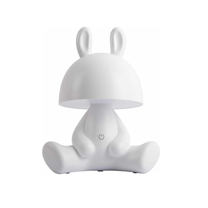 Lampe de chevet tactile blanc en forme de lapin Bunny assis rechargeable USB - MT Boutique L'Isle-Jourdain Gers
