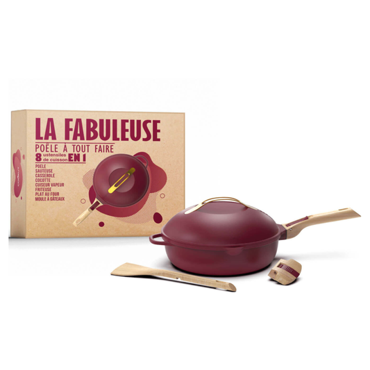 La Fabuleuse – Poêle 8-en-1 polyvalente 28cm
