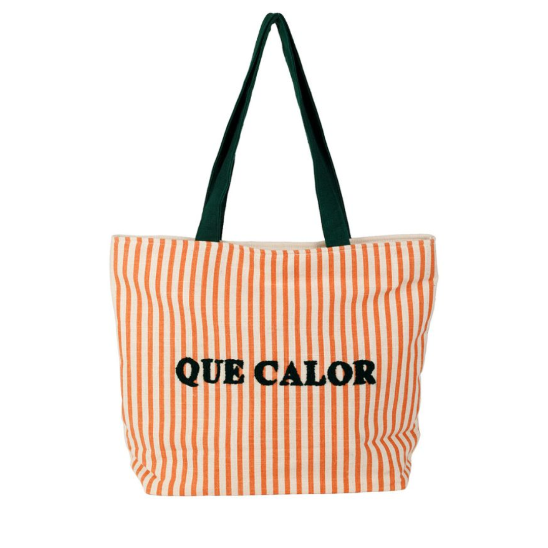 Sac Cabas Coton Que Calor Orange