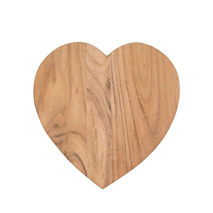 Planche à découper cœur Dalbert acacia naturel 28x28 cm Côté Table – MT Boutique L'Isle-Jourdain