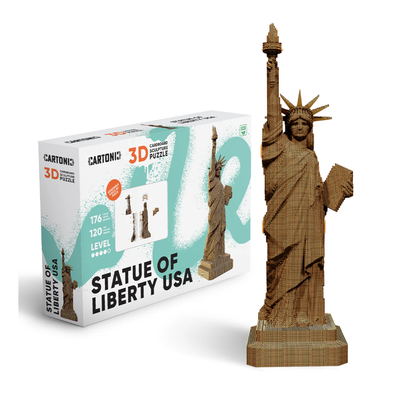 Puzzle 3D carton Statue de la Liberté 176 pièces Cartonic boîte – MT Boutique