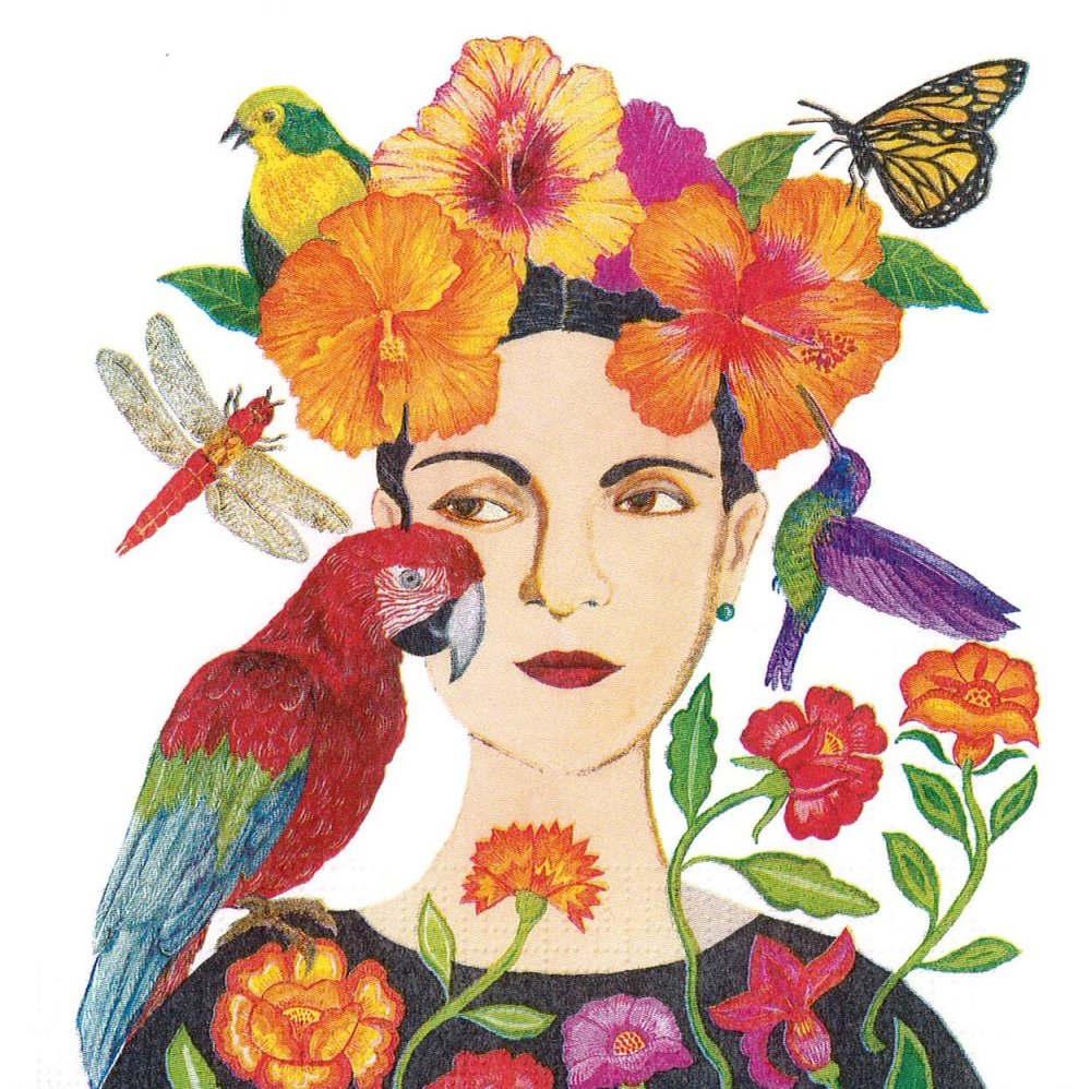 Serviettes papier 33x33cm La Dolorosa