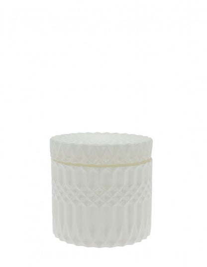 bougie blanche Facette 360g