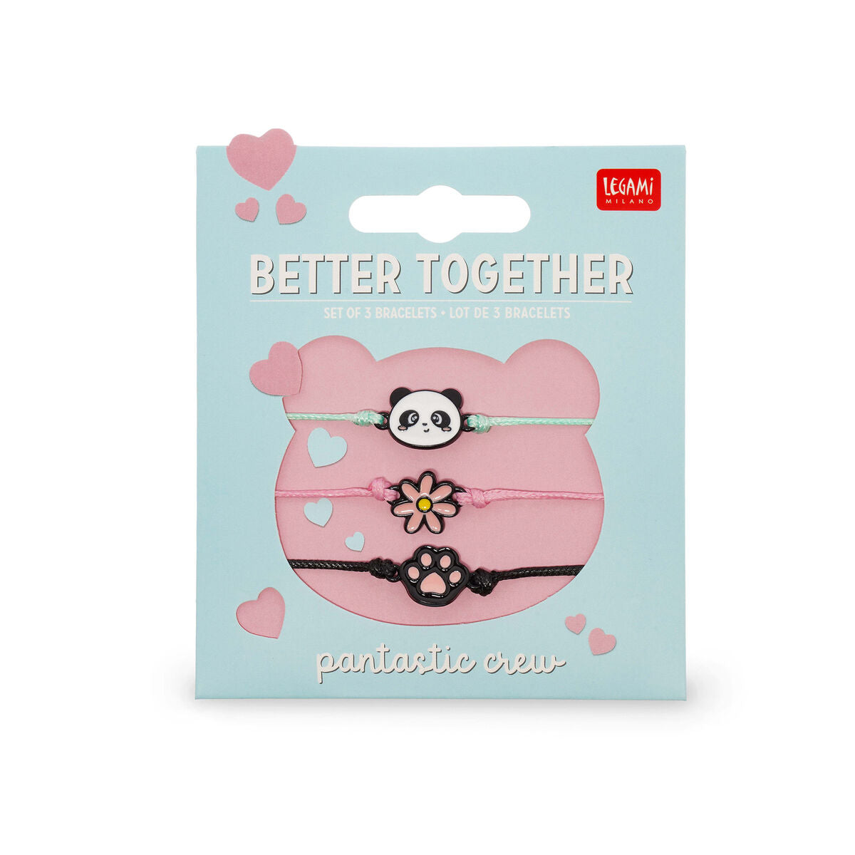 Lot de 3 Bracelets Amitié "Better Together"