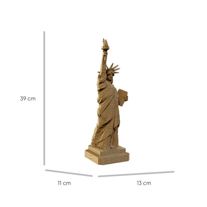 Statue de la Liberté puzzle 3D Cartonic assemblée H.39 cm sculpture carton
