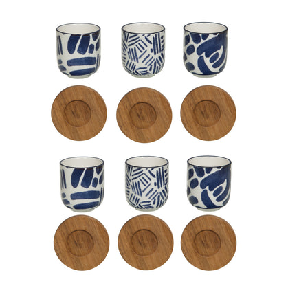 Assortiment de 6 tasses espresso milos