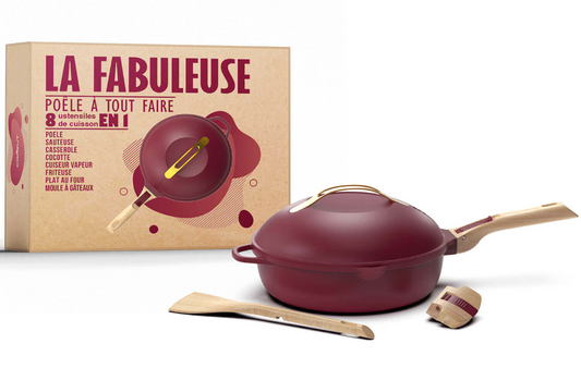 La Fabuleuse – Poêle 8-en-1 polyvalente 24cm