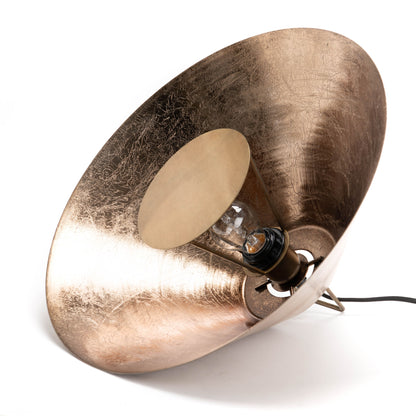 Lampe Samy Champagne M Amadeus – pied de lampe en métal finition champagne, culot E27
